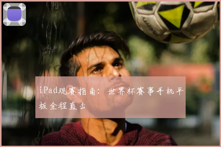 iPad观赛指南:世界杯赛事手机平板全程直击