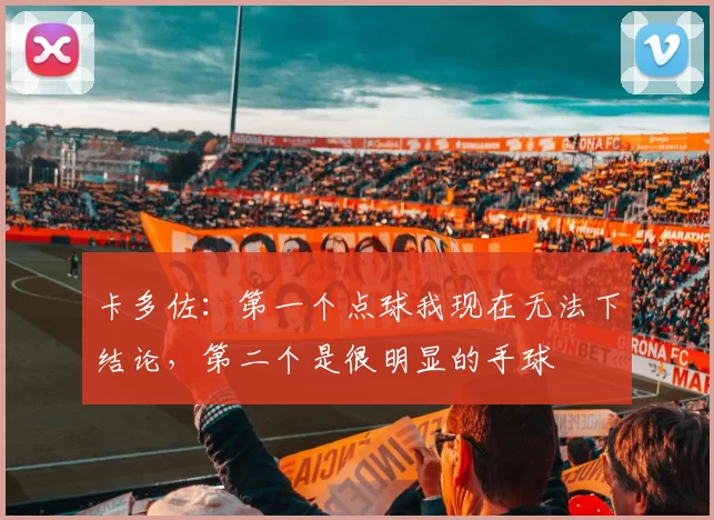 卡多佐：第一个点球我现在无法下结论，第二个是很明显的手球