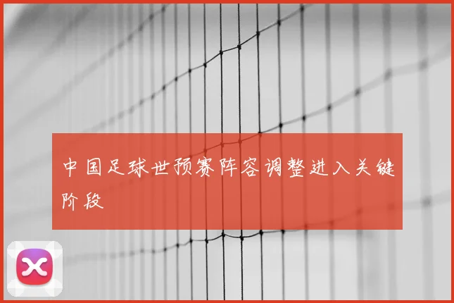 中国足球世预赛阵容调整进入关键阶段